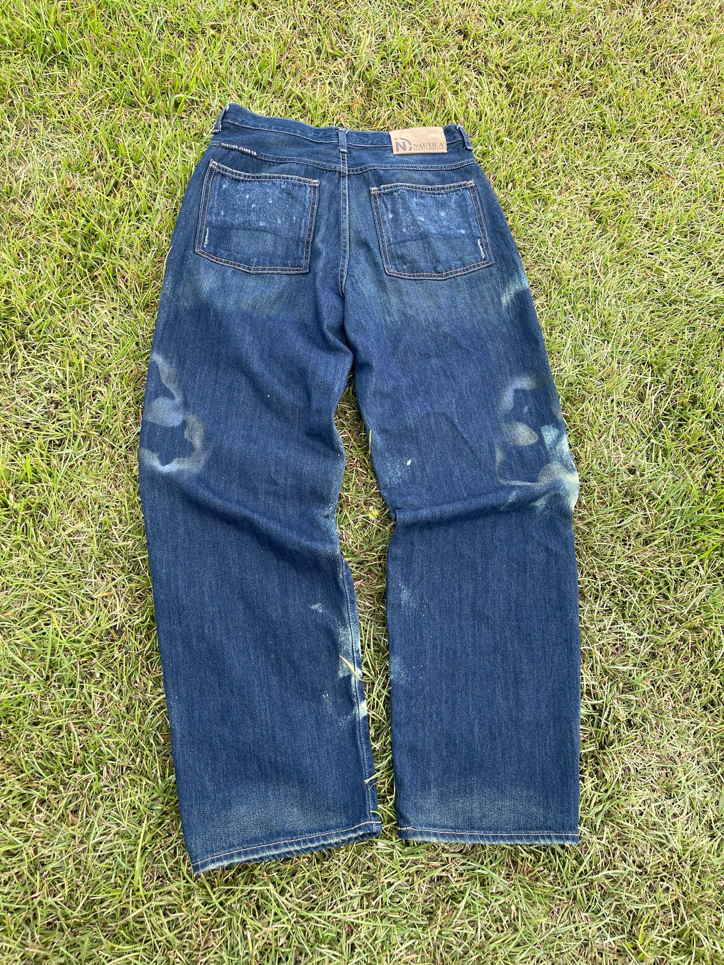 1/1 Bleach & Painted Jeans 32x32