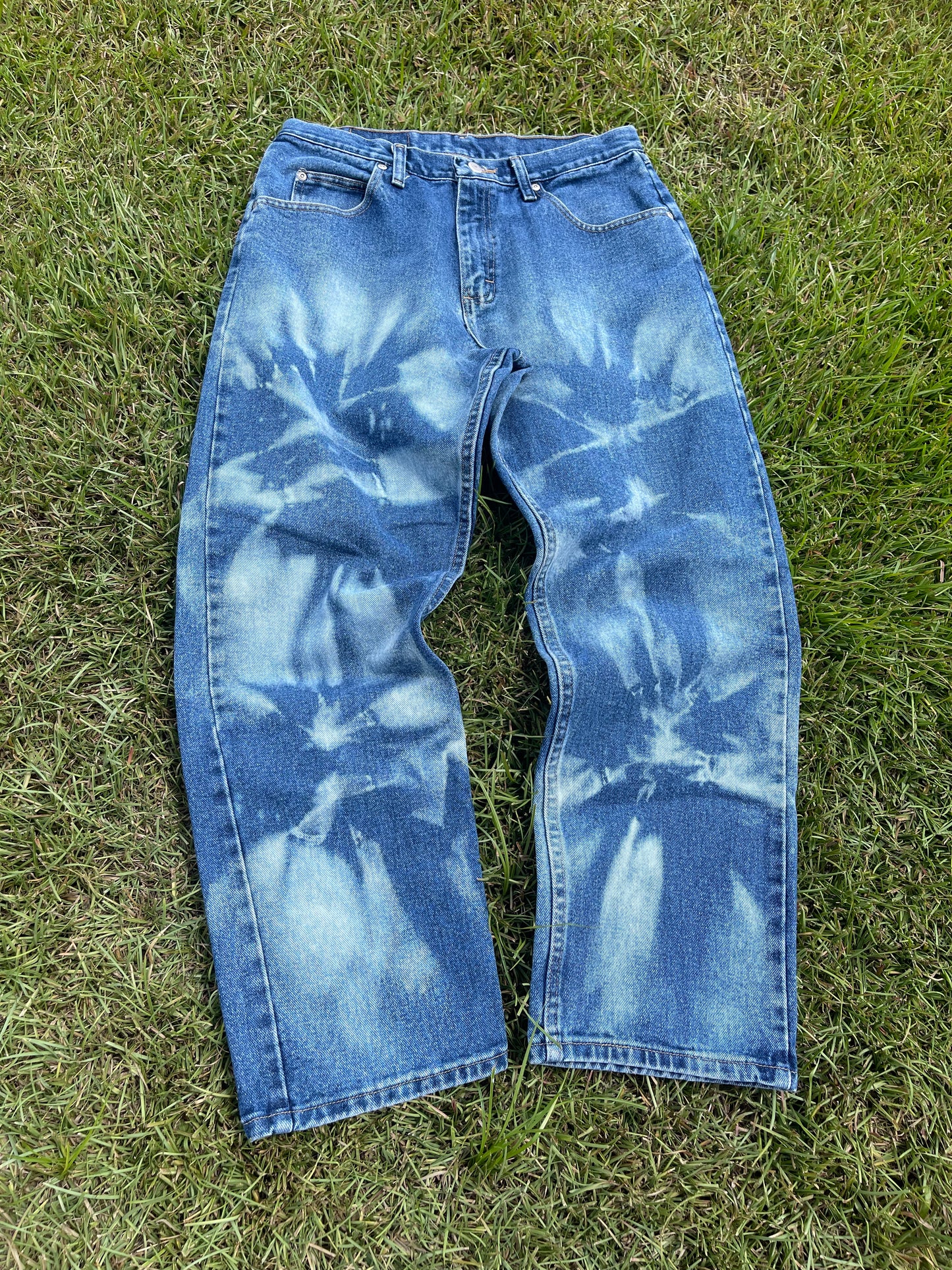 1/1 Bleached Blue Jeans 32x30