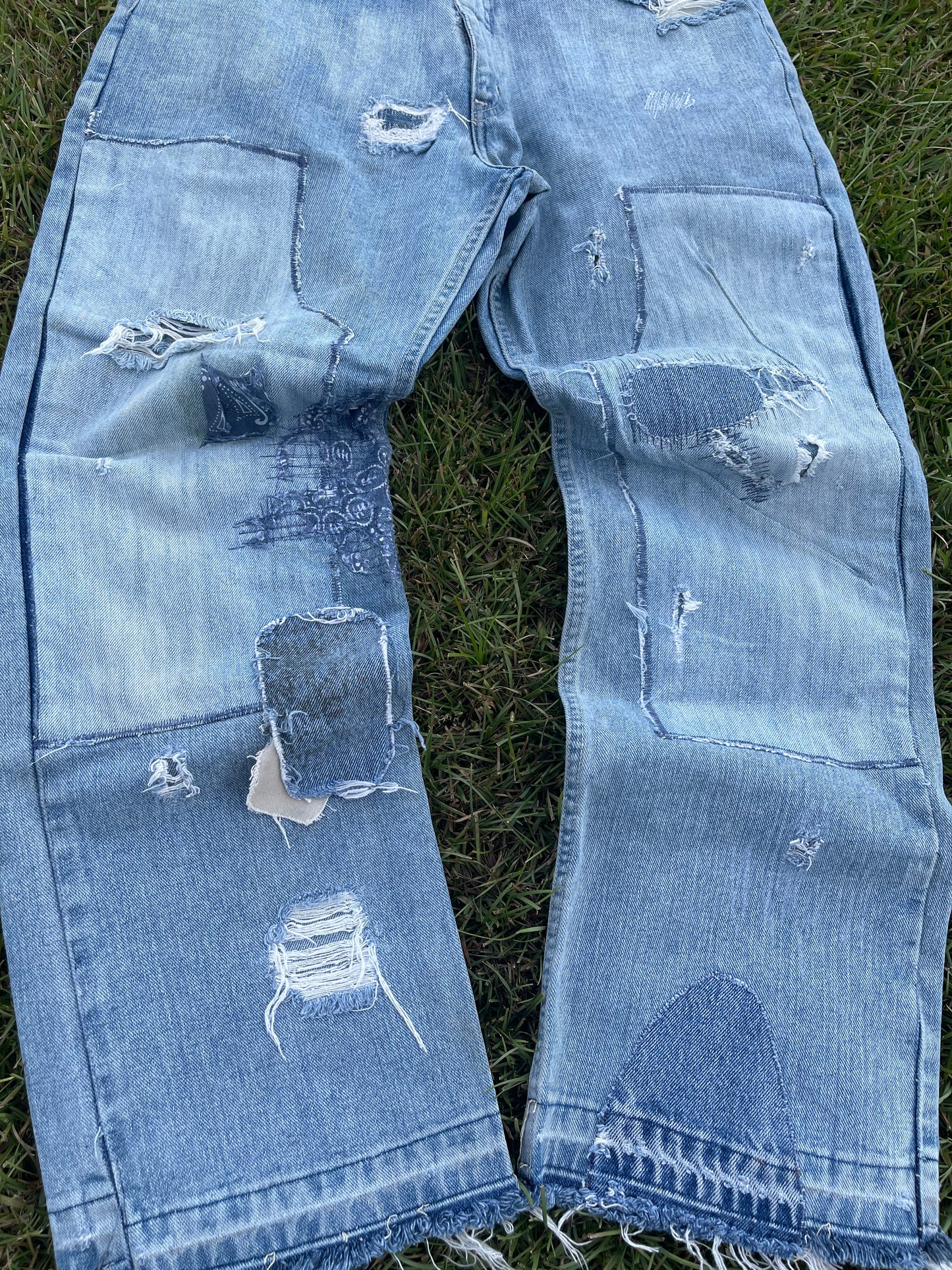 1/1 Cut & Sew Blue jeans 32x32