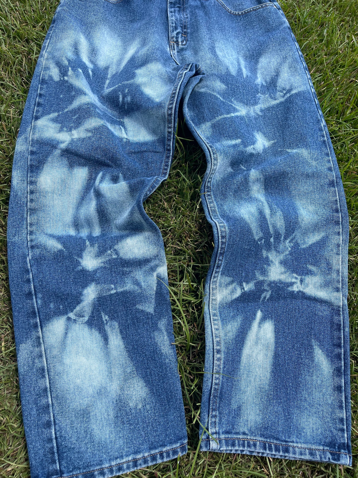 1/1 Bleached Blue Jeans 32x30