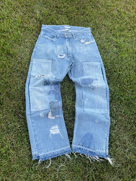 1/1 Cut & Sew Blue jeans 32x32